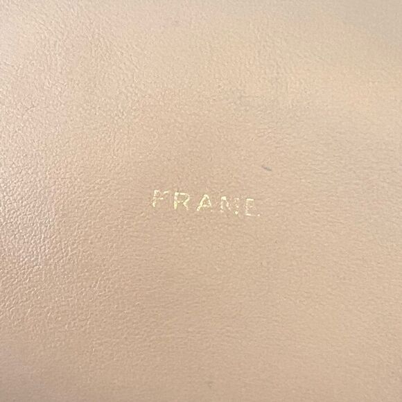 FRAME Two Textured shoulder bag in tan leather - Picture 16 of 16